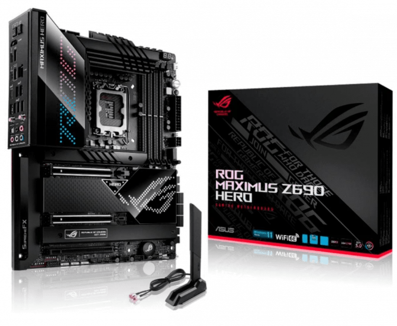 Placa base ASUS ROG Maximus Z690 Hero.