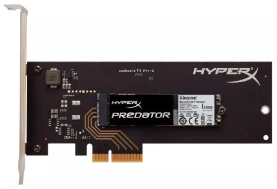 Unidad de almacenamiento NVMe HyperX Predator.