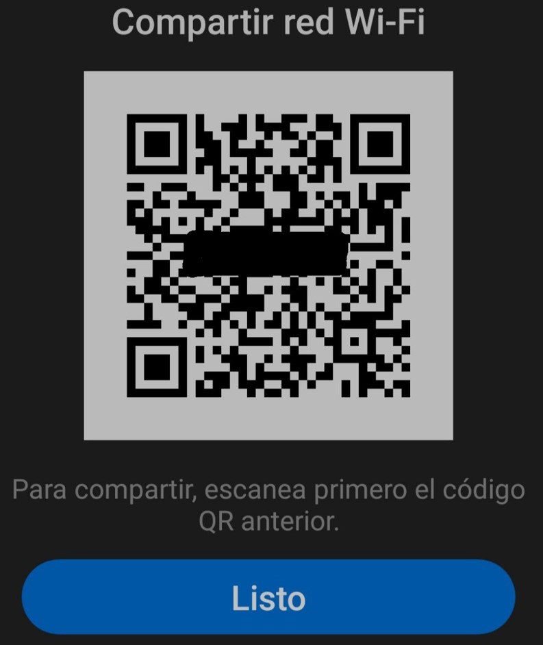 Compartir el acceso a nuestra red WiFi, mediante un código QR.