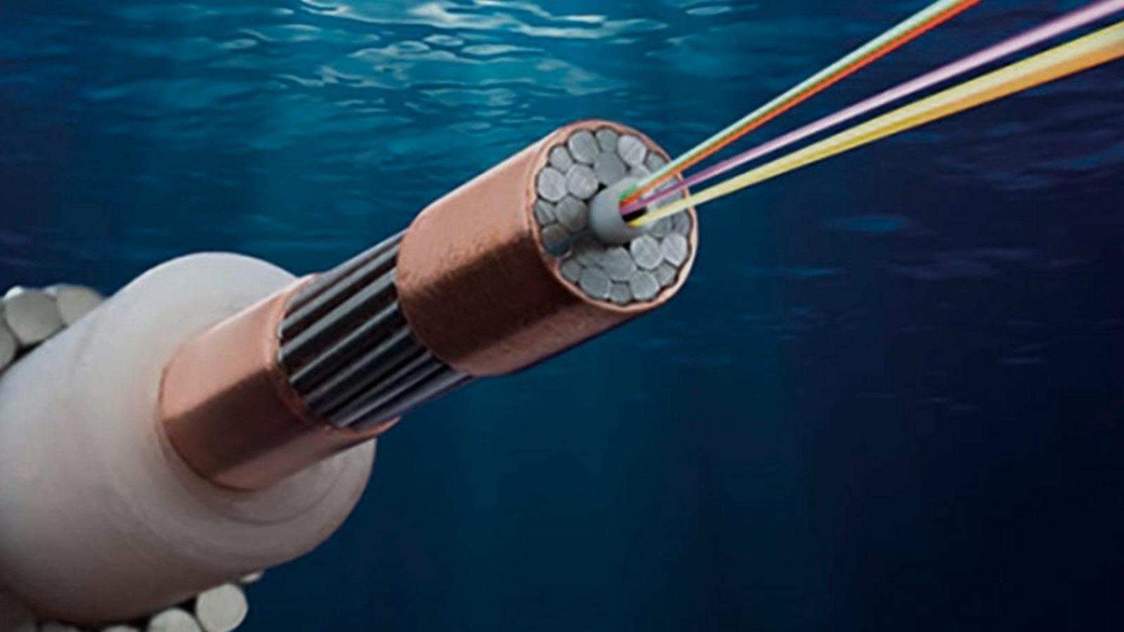 Cable de datos submarino.