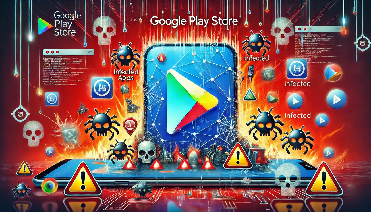 Infección mediante malware a través de aplicaciones de Google Play.