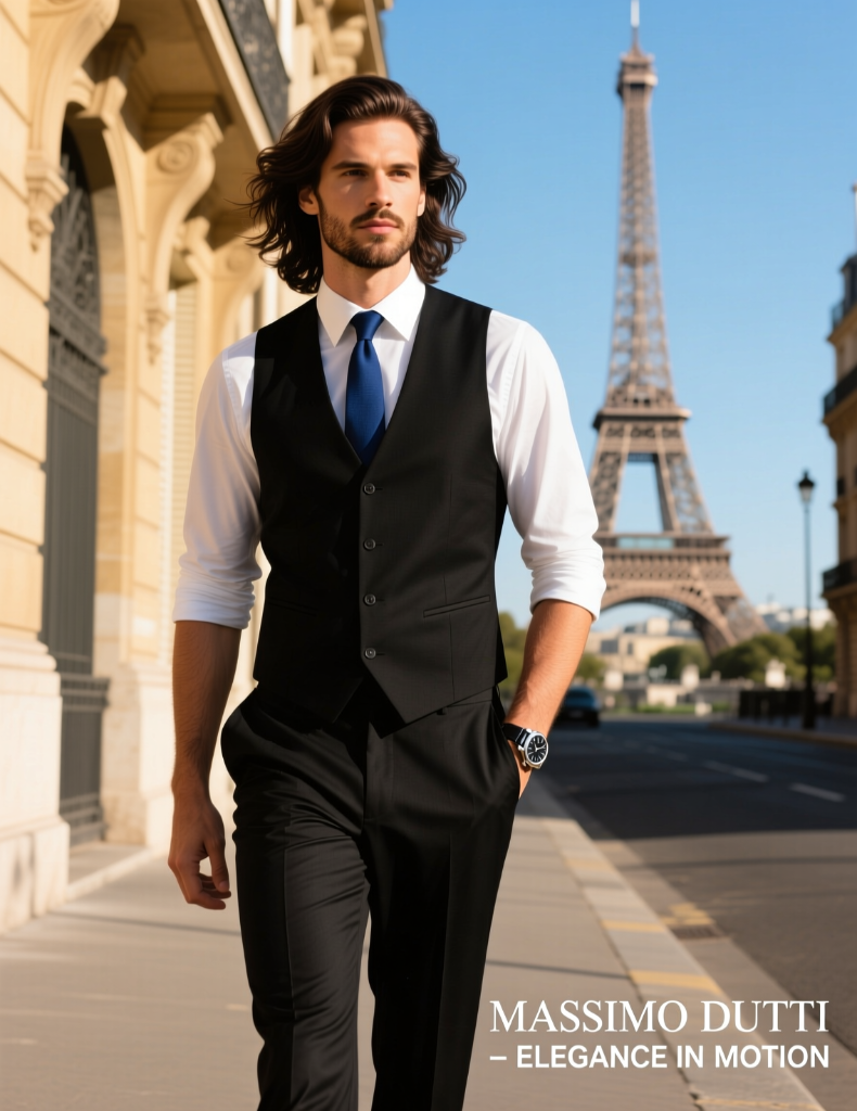 Massimo Dutti París, elegance in motion.