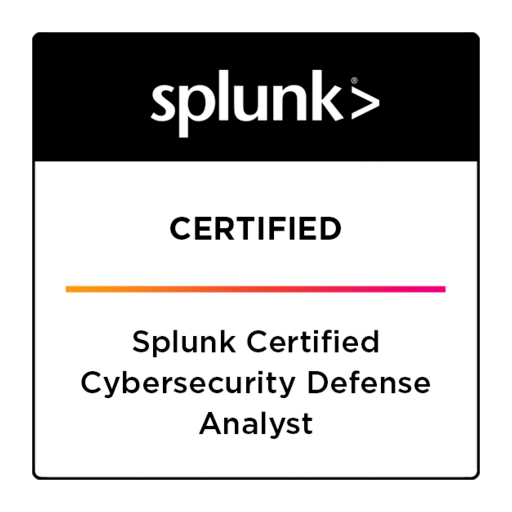Splunk Certified Cybersecurity Defense Analyst