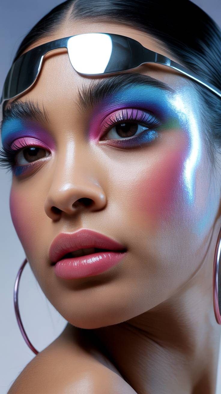 Model woman skin colours.