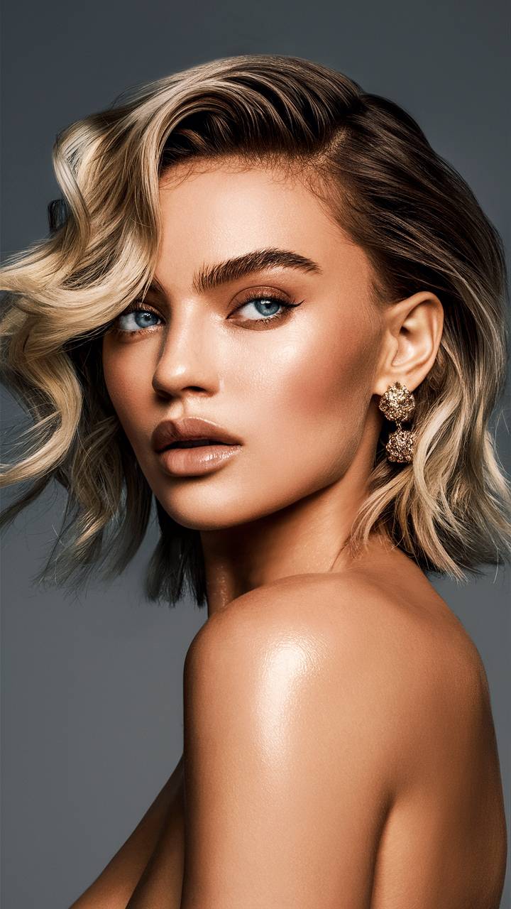 Blondie model make-up.