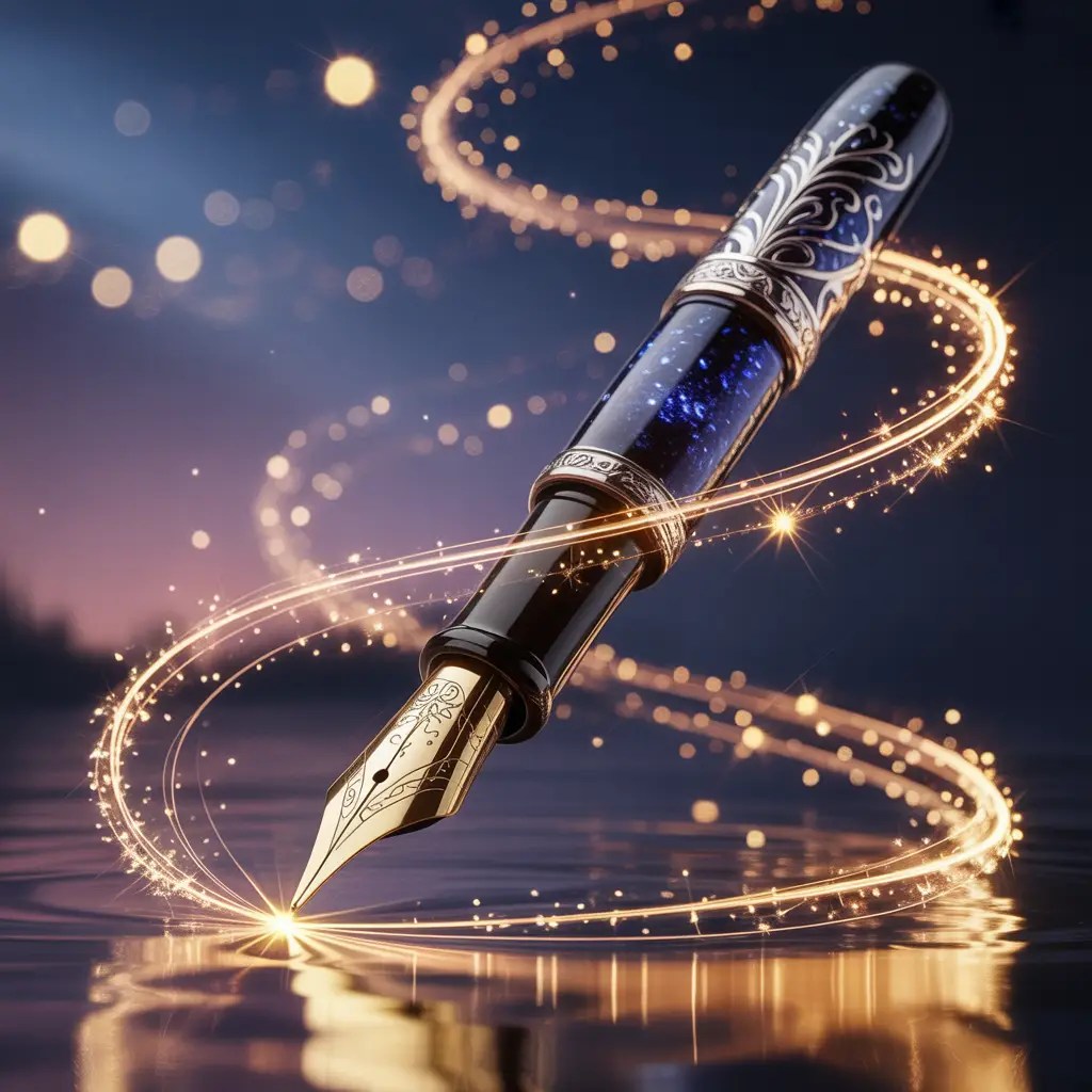 Fantasy fountain pen.