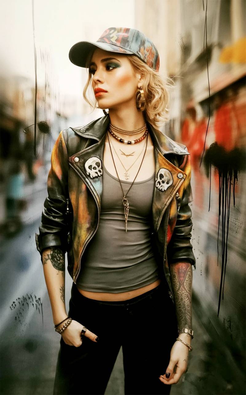 Radical female model.