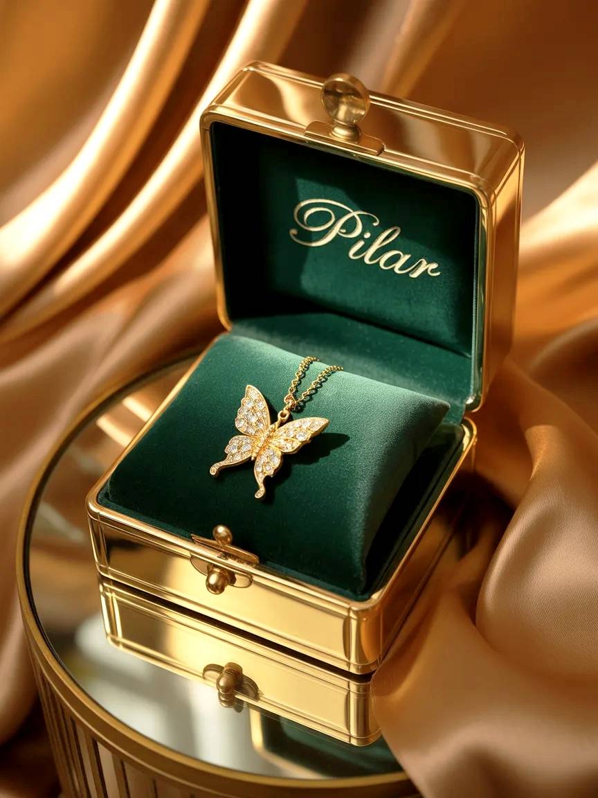 Pilar butterfly jewel.
