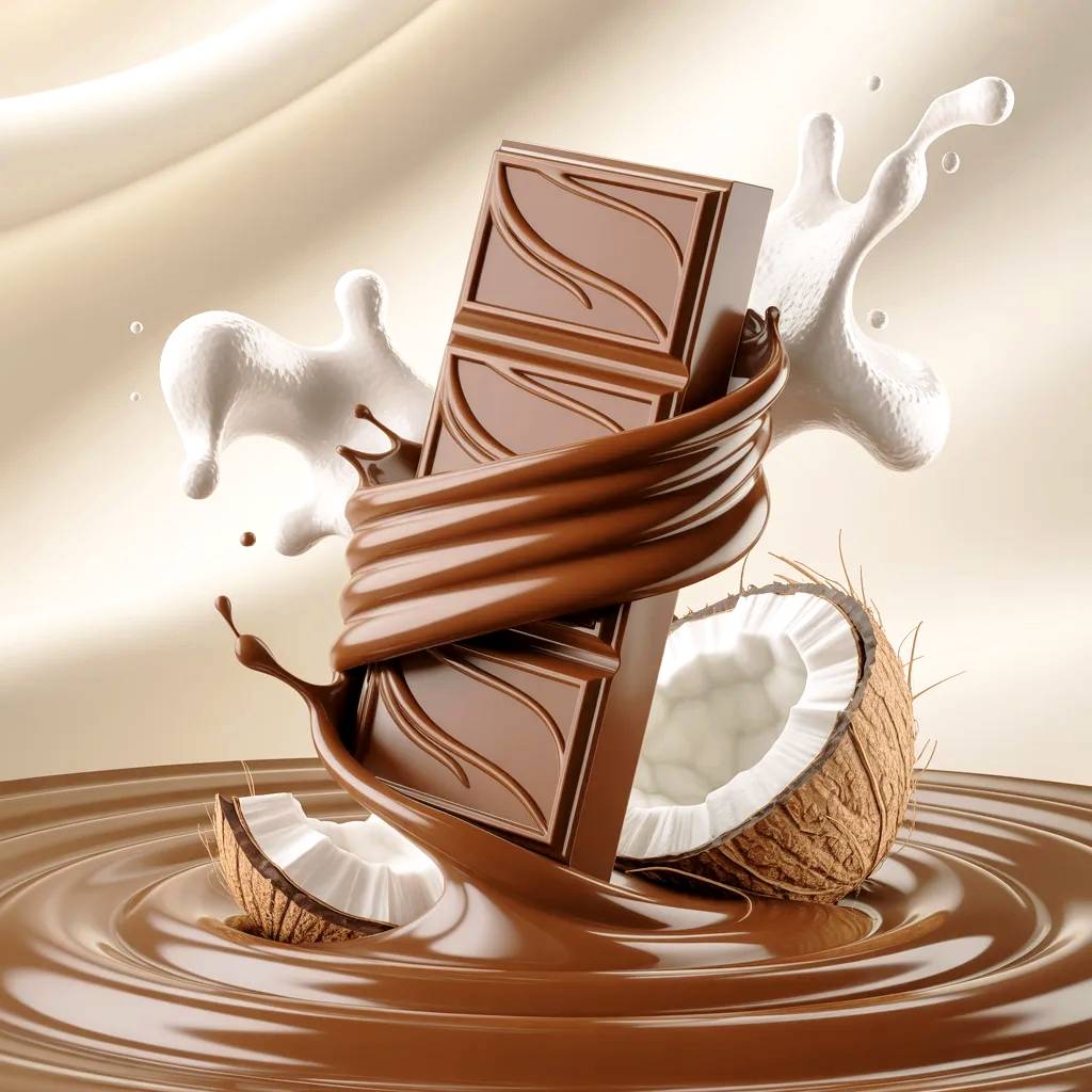 Chocolate con coco.