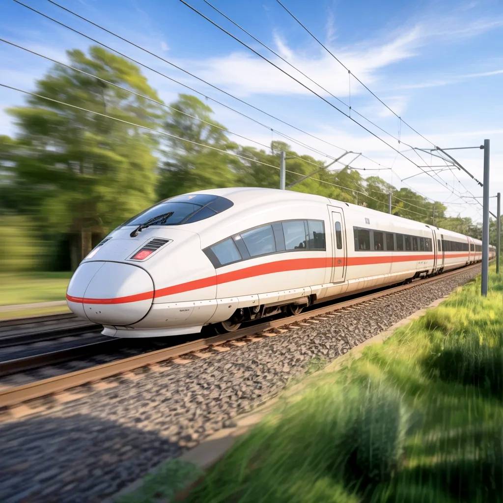 Convoy alta velocidad en ruta.