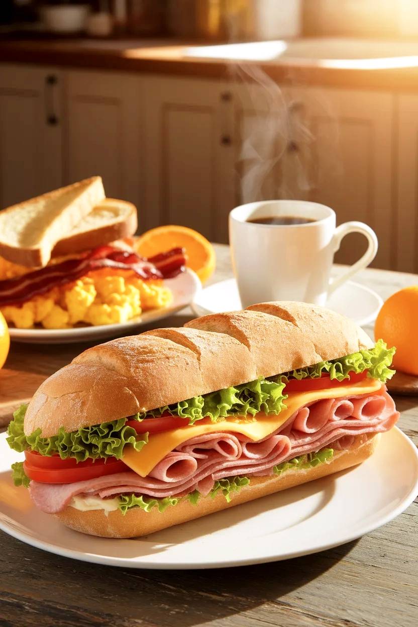 Delicioso bocadillo mixto.