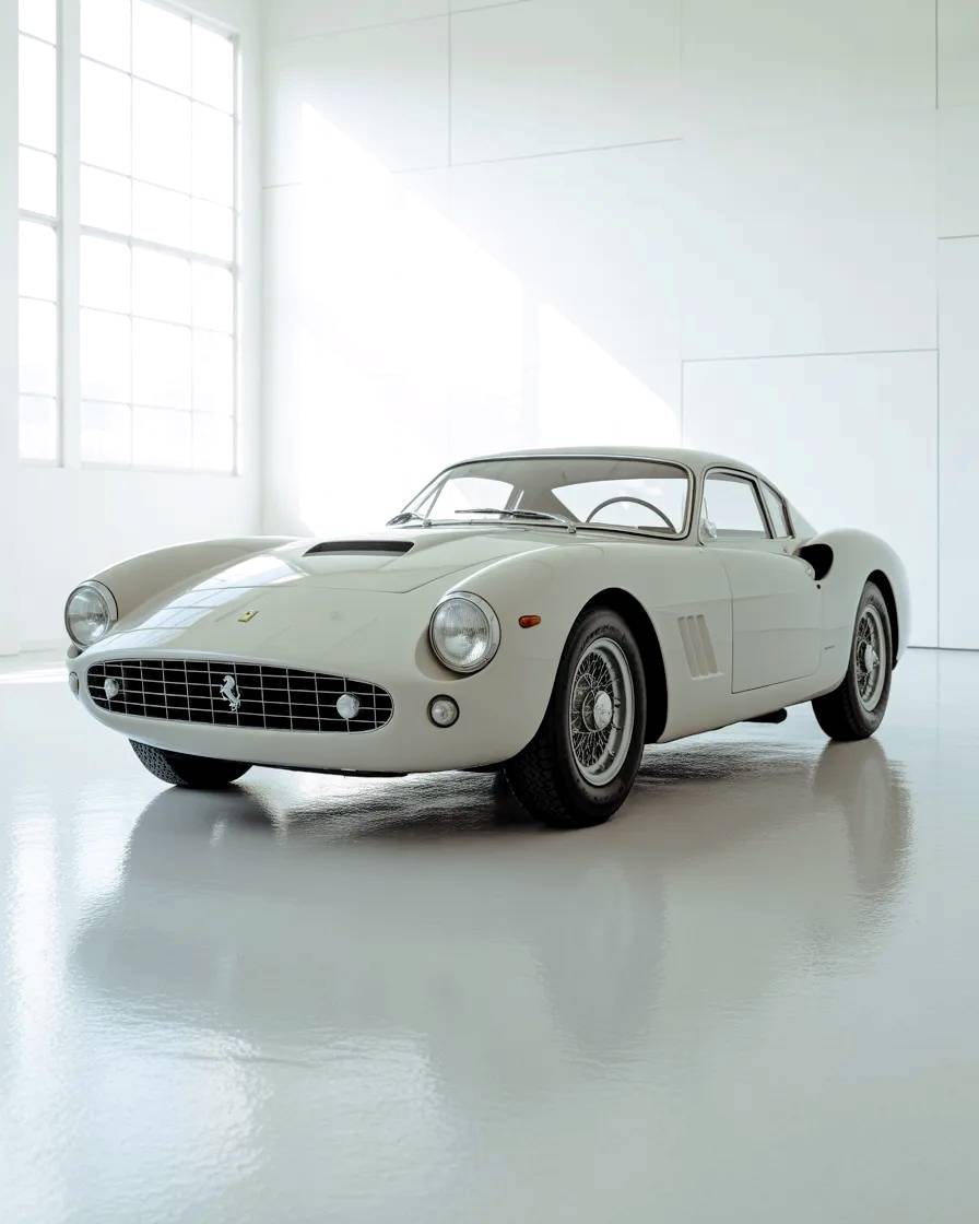 Ferrari de colección en sala.