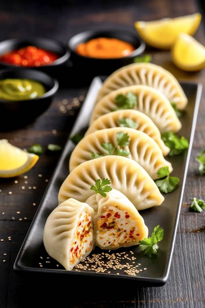 Gyozas orientales.