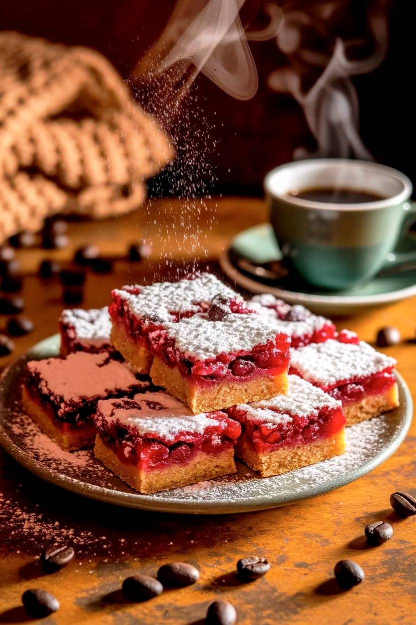 Repostería casera glaseada con café.
