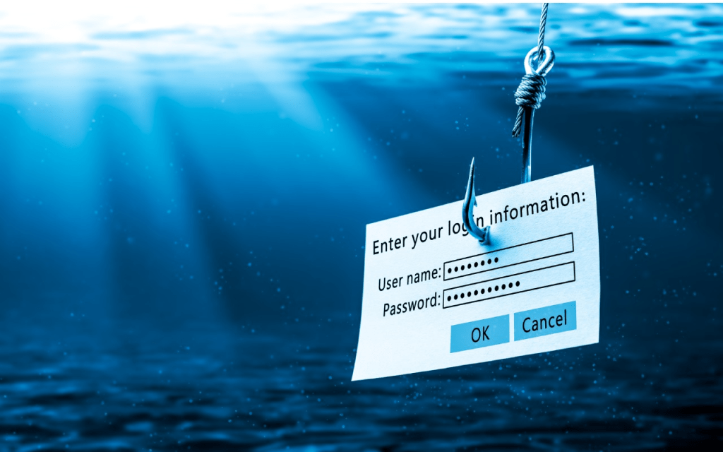 El phising como táctica más usada para robar nuestras credenciales de acceso a diversas cuentas.