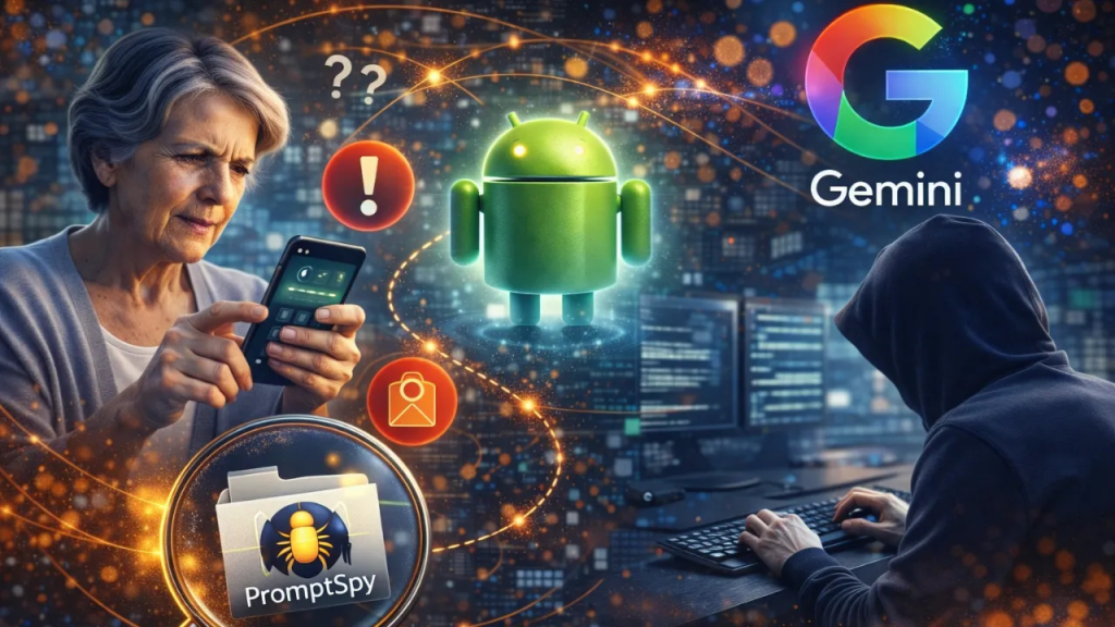 PromptSpy: combinación de malware e IA para atacar dispositivos Android.